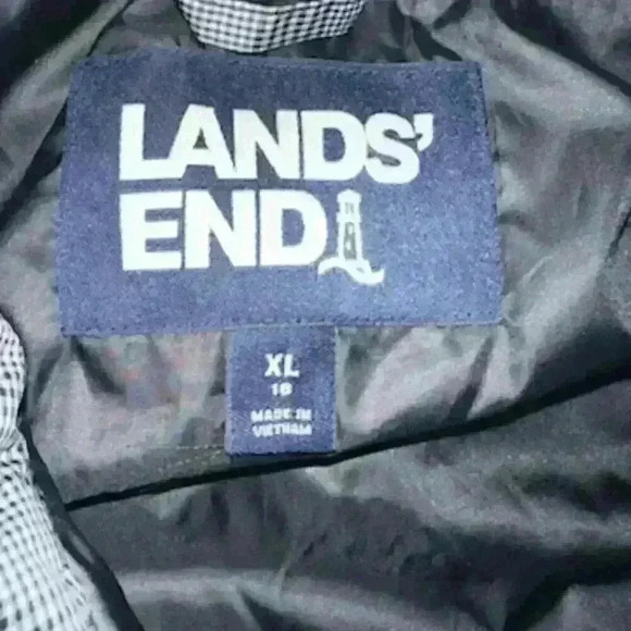 Lands' End Women's Plus Size Down Puffer Vest - Picture 6 of 6